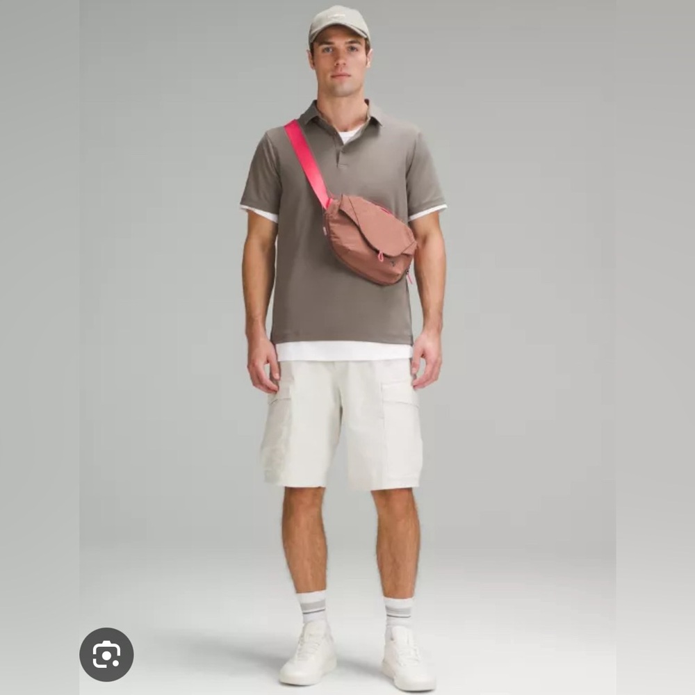 lululemon athletica Pink and Brown Crossbody Bag